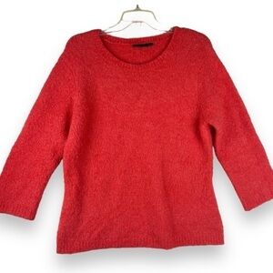 Boston‎ Proper Knit Sweater Womens Size Large Cozy Bold Wool Blend Minimalist
